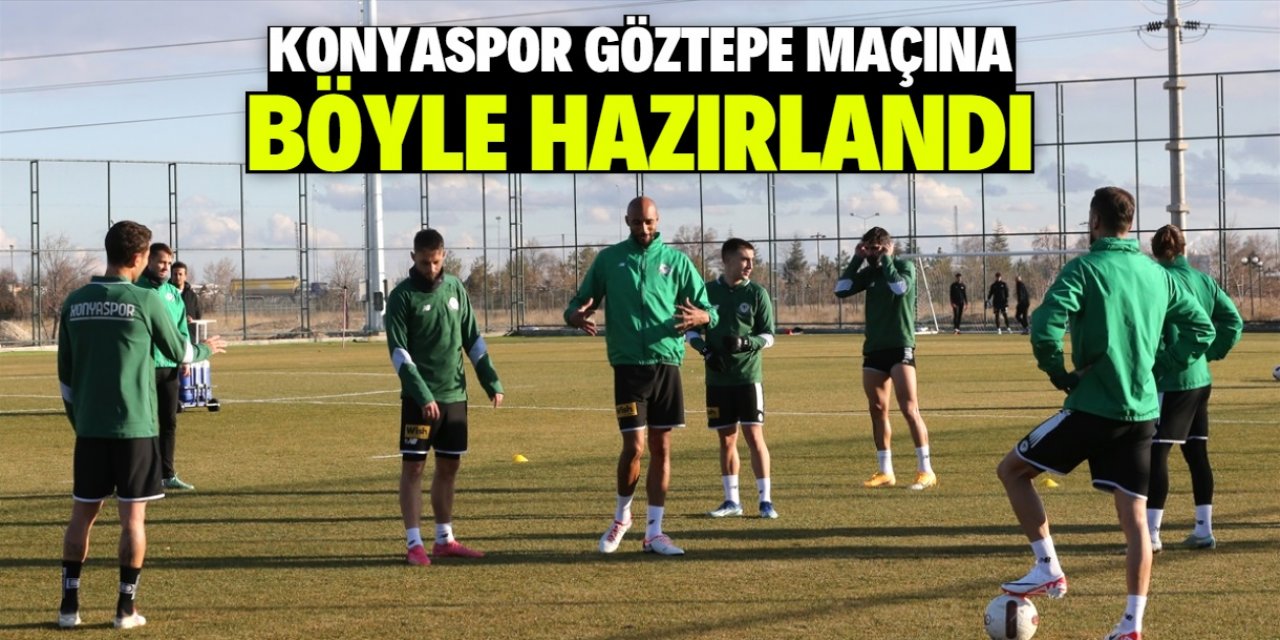Konyaspor, Göztepe maçına böyle hazırlandı