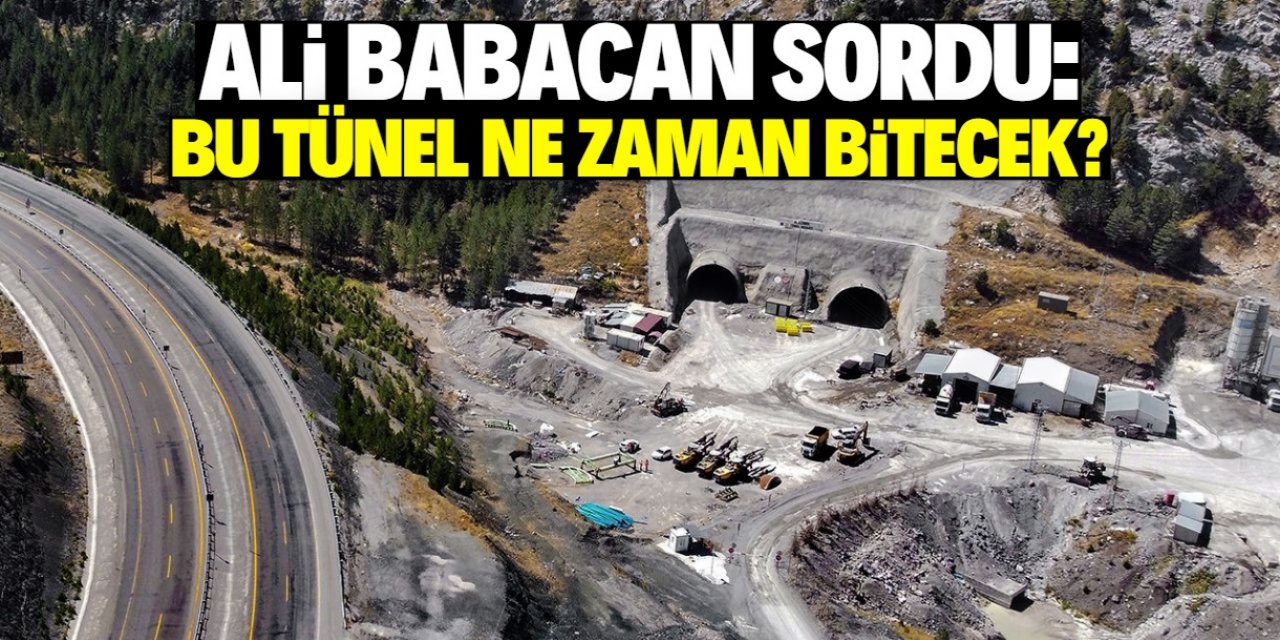 Konya-Antalya yolunda 8 yıldır inşaat var! Alacabel Tüneli ne zaman açılacak?