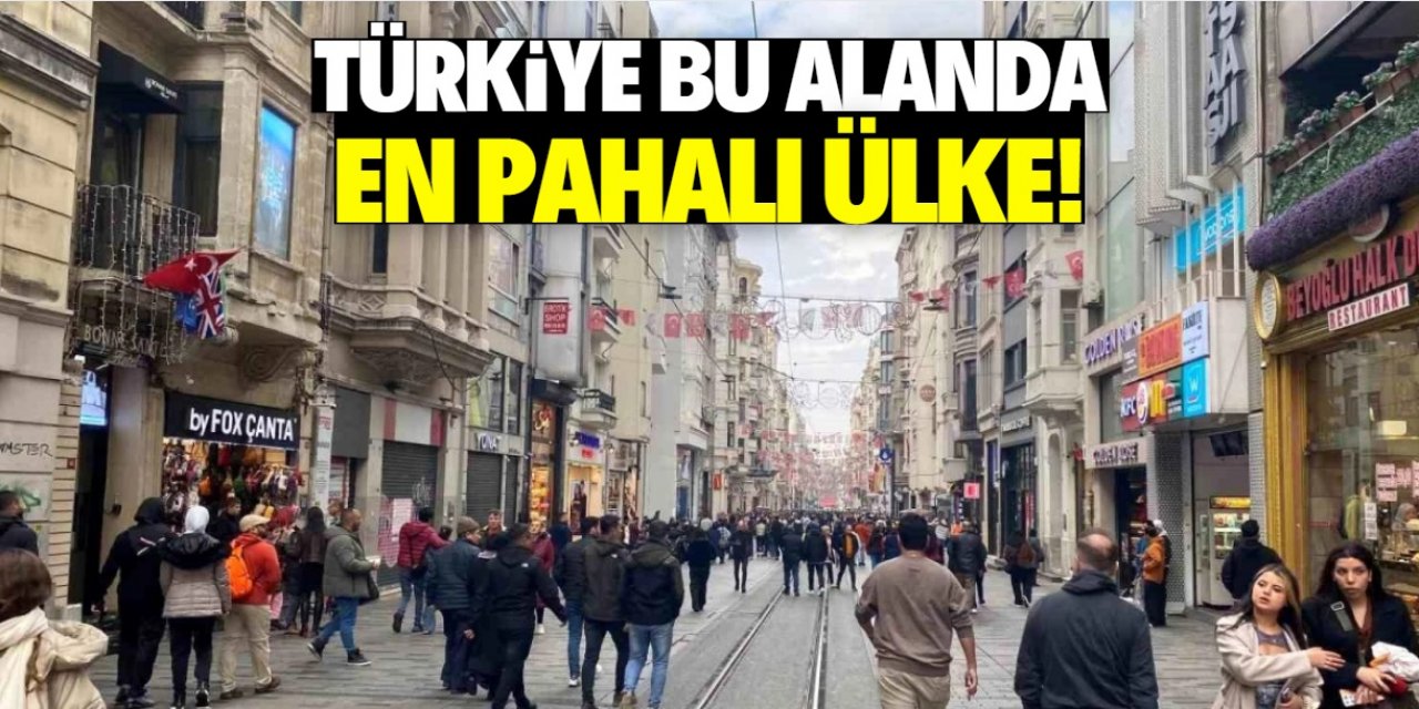 Türkiye en pahalı ülke olmayı başardı!