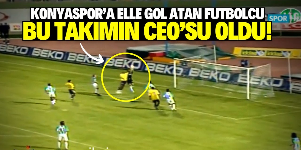 Konyaspor'a elle gol atan futbolcu sahalara geri döndü!