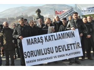 Tunceli’de Maraş Olayları Açıklaması