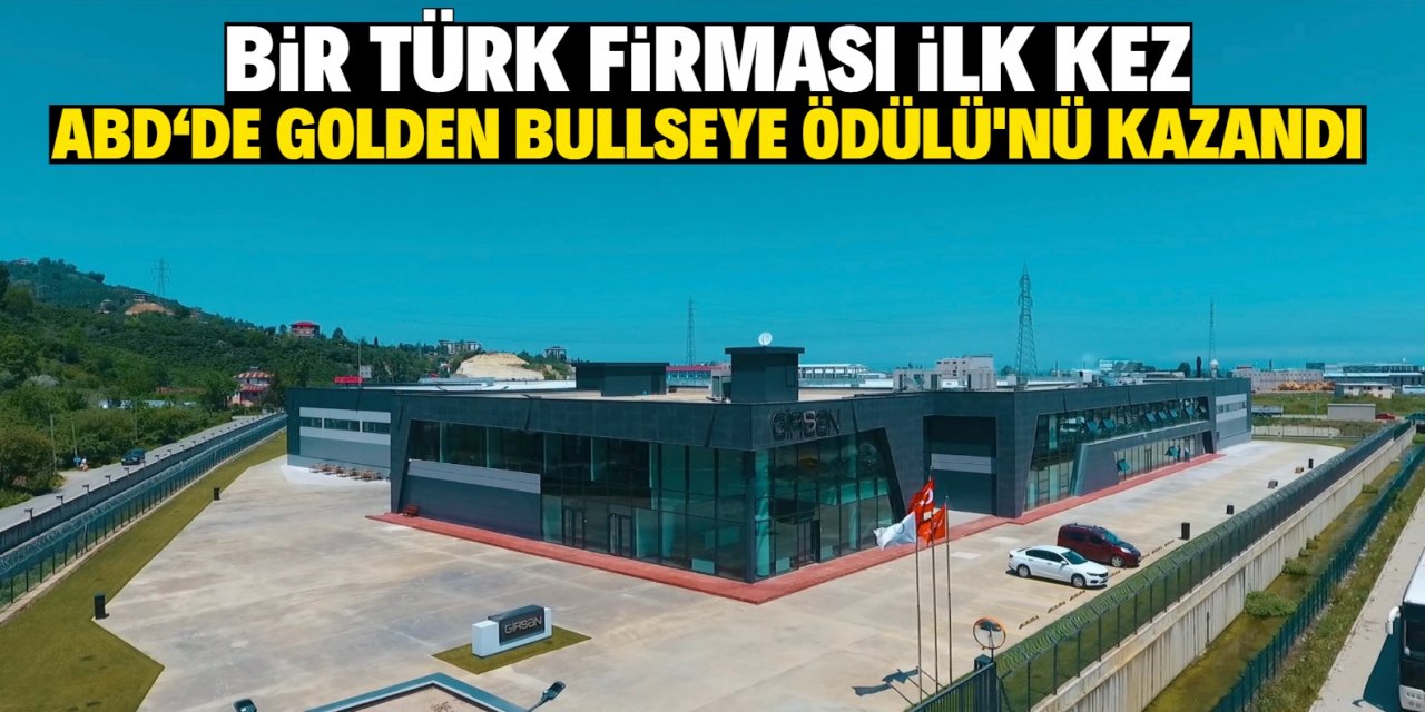 Bir Türk firması ilk kez   ABD'de 'Golden Bullseye Ödülü'nü kazandı