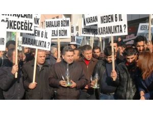 Esnaftan 'Gaz Lambalı' Eylem