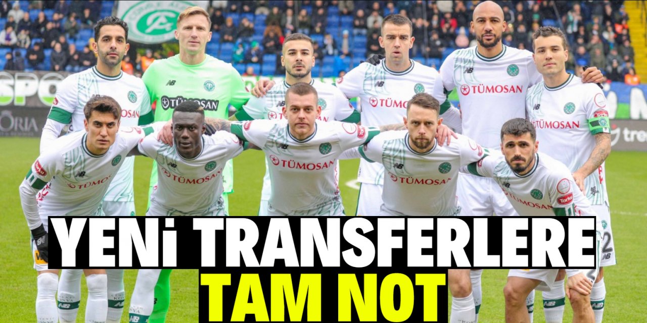 Yeni transferlere tam  not