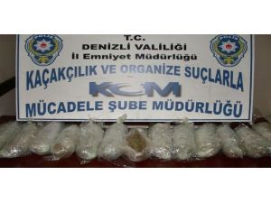 Denizli’de 11 Kilo 322 Gram Kubar Esrar Ele Geçirildi