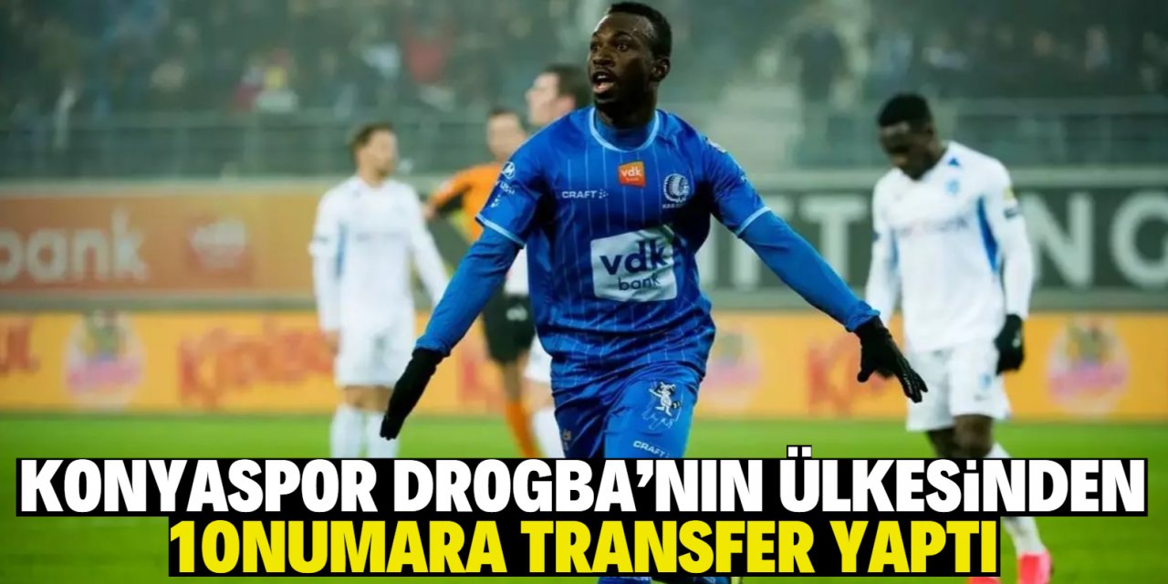 Konyaspor Drogba'nın ülkesinden 10numara  transfer yaptı