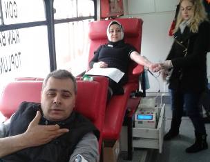 Motorcu Otomotiv kan bağışında bulundu