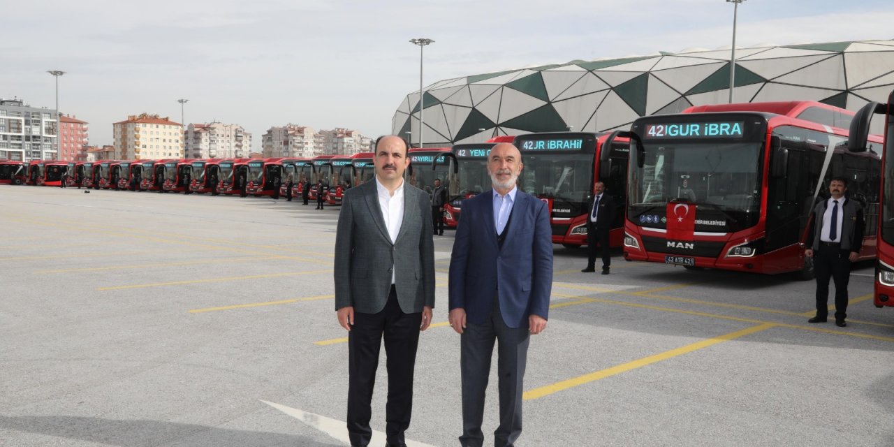 Büyükşehir 53 doğalgazlı  otobüsü hizmete sundu