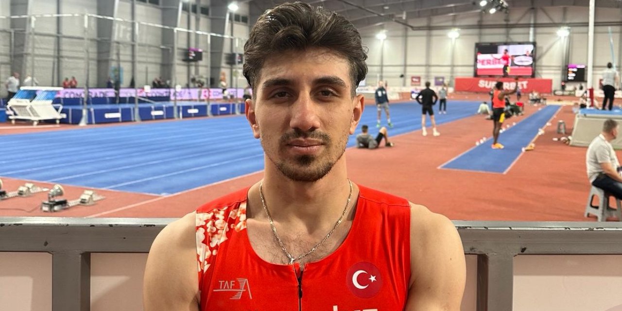 Konyalı Milli atlet İlyas Çanakçı, Belgrad'da ikinci oldu