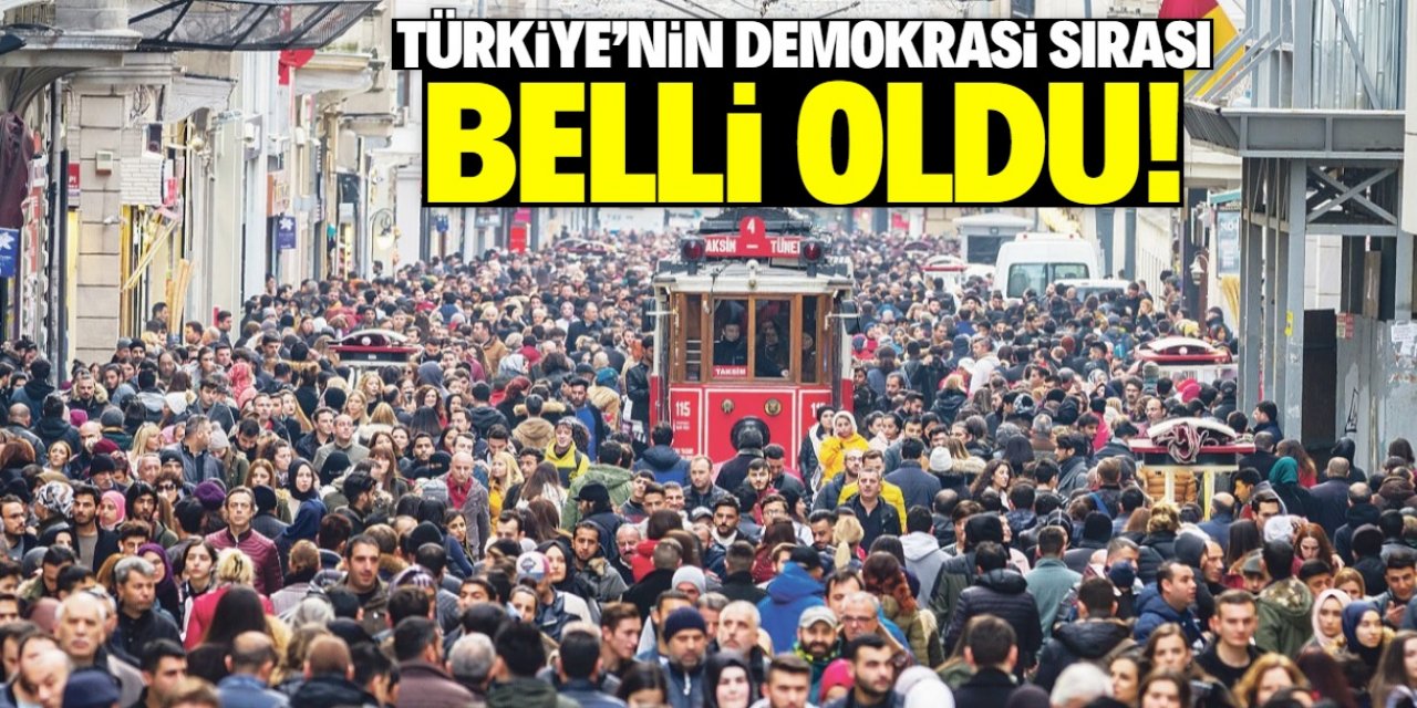 Türkiye'nin demokrasi sırası belli oldu! Olumlu gelişme var