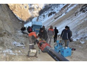 Tunceli’de Su Kesintileri Giderilmeye Çalışılıyor