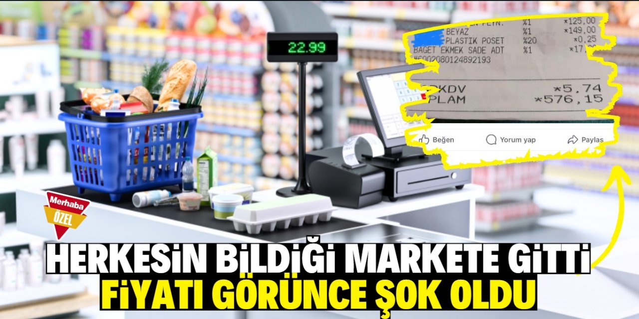 Konya’nın en büyük marketinden alışveriş yapan vatandaş fiş paylaşıp, isyan etti: Neyse ki poşet 25 kuruş!