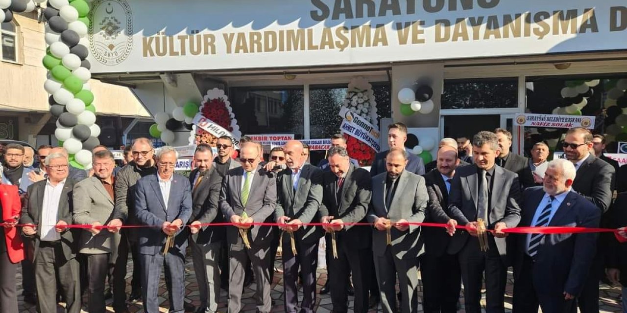 Sarayönü Kültür, Yardımlaşma ve Dayanışma Derneği açıldı