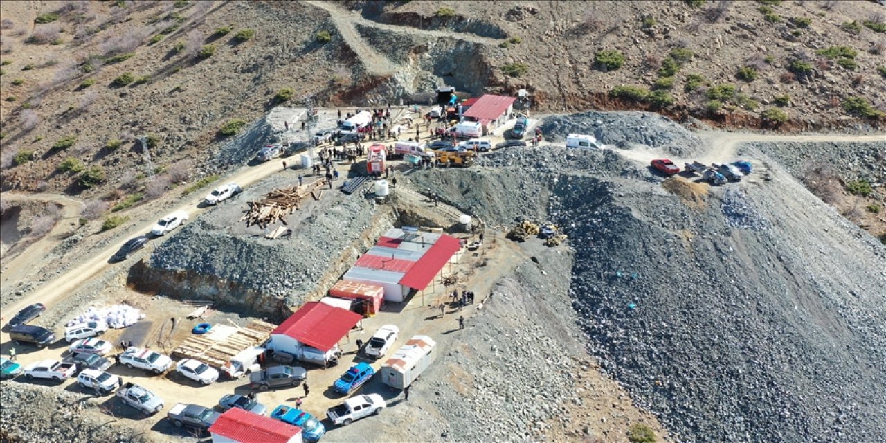 Elazığ Palu'da maden ocağında göçük meydana geldi