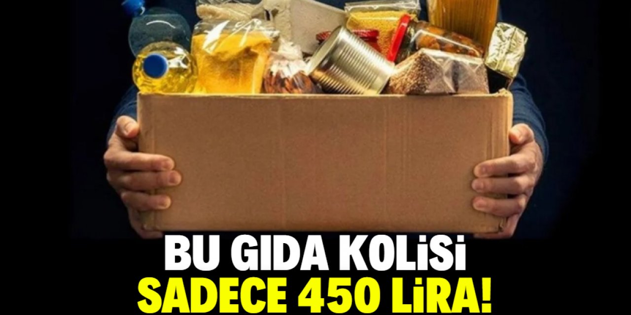 Türkiye'nin en ucuz marketi 450 liraya bu koliyi satıyor! İçinde yok yok