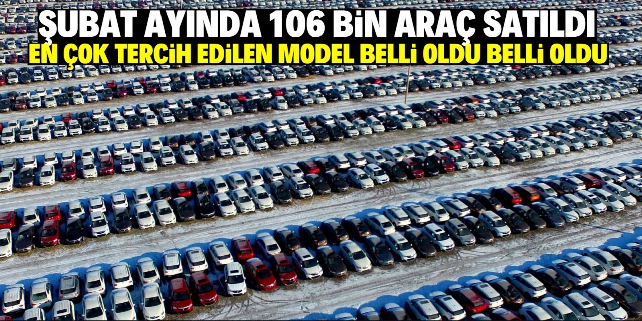 Şubat ayında 106 bin araç satıldı! En çok tercih edilen model belli oldu