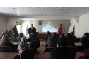 Ağrı Belediyesi Çalışanları İş Güvenliği Eğitimi Verildi