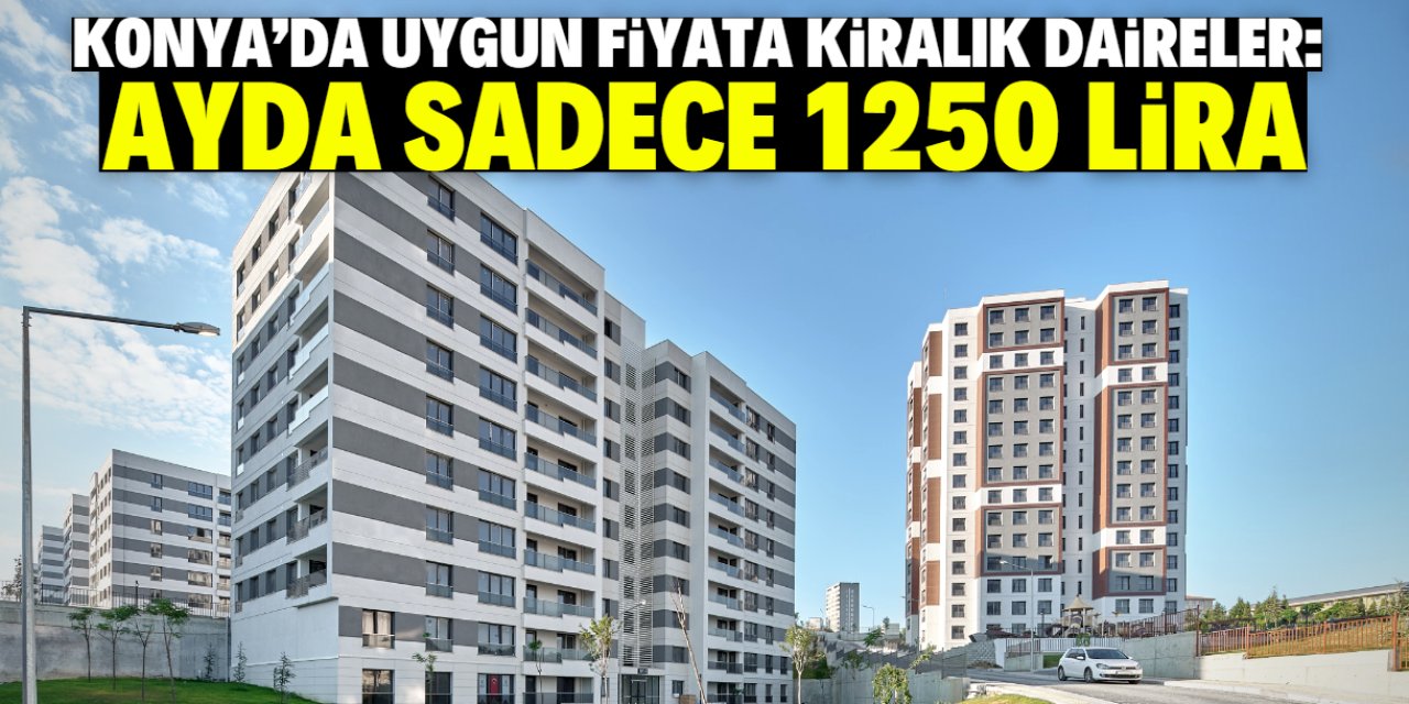Konya'da uygun fiyata kiralık daireler