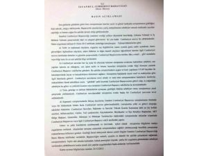 İstanbul Cumhuriyet Başsavcılğı'ndan Açıklama