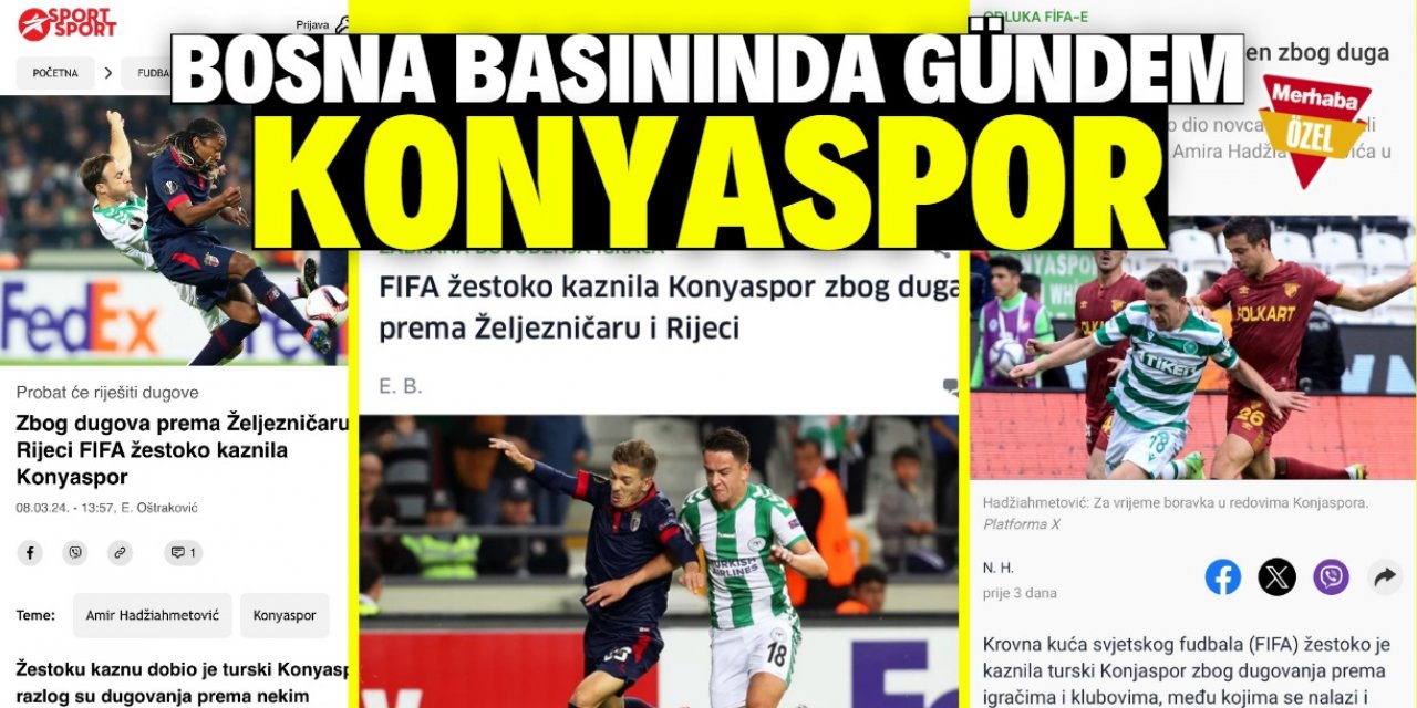 Bosna basınında gündem Konyaspor