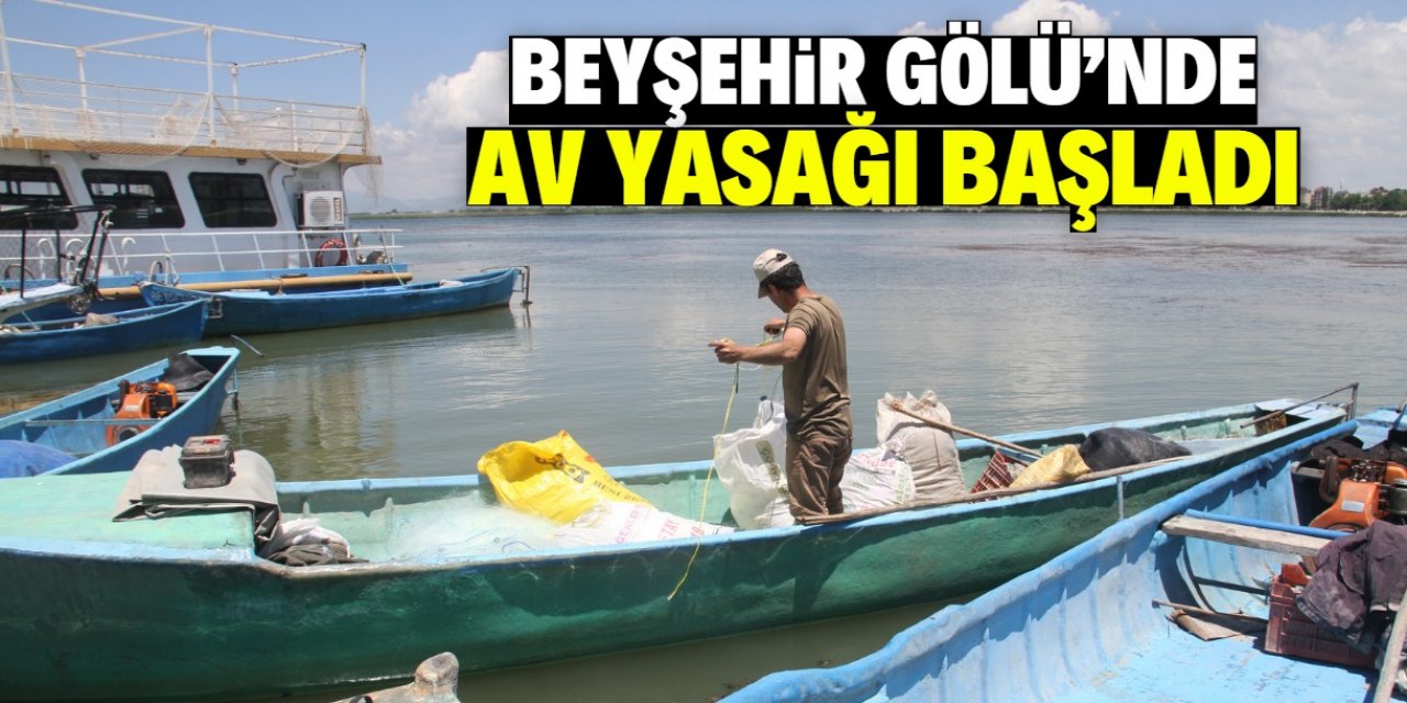 Beyşehir Gölü'nde bu tarihe kadar av yasağı başladı