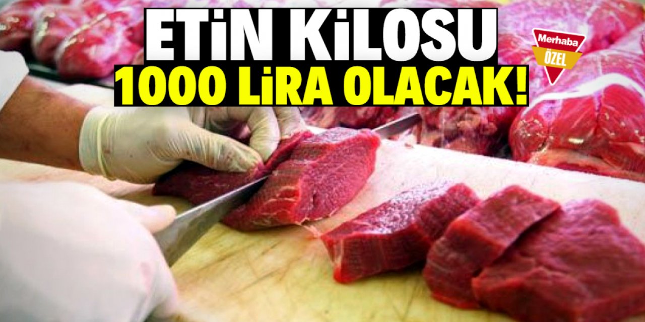 Konyalı kasap konuştu: Etin kilosu bu tarihte 1000 lira olacak!