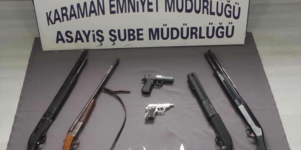 Karaman'da araması bulunan 23 kişi yakalandı