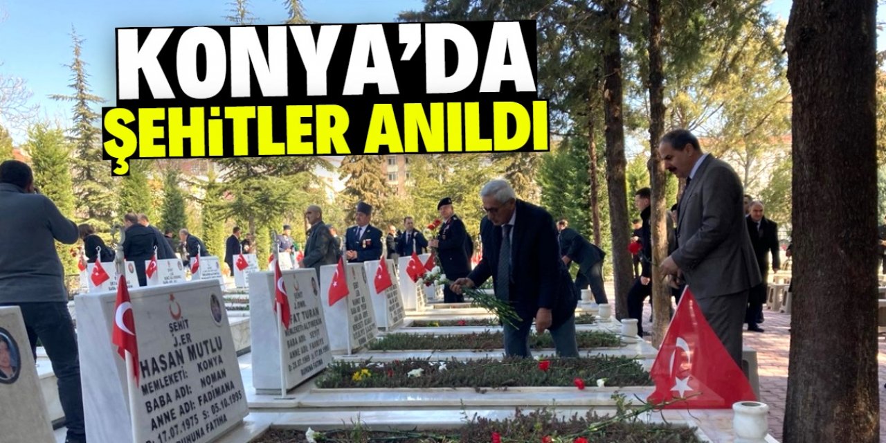 Konya'da 18 Mart Şehitleri Anma Günü dolayısıyla tören düzenlendi