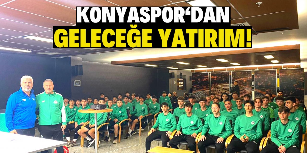 Konyaspor Akademi’den sporculara önemli eğitim
