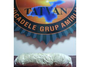 Tatvan’da Uyuşturucu Operasyonu