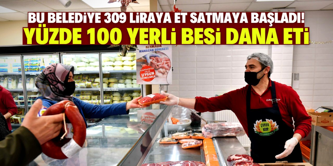 Belediye ucuz et satışına başladı! Kilosu sadece 309 lira