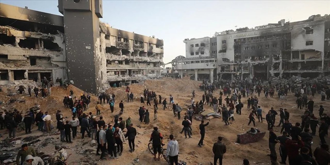 Filistin'de  Şifa Hastanesi tamamen yıkıldı