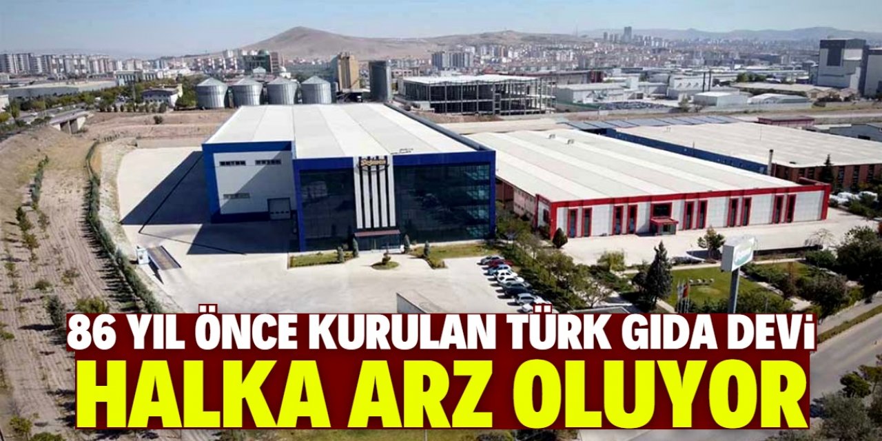 1938 yılında kurulan Türk gıda devi halka arz oluyor! Tarih yaklaştı