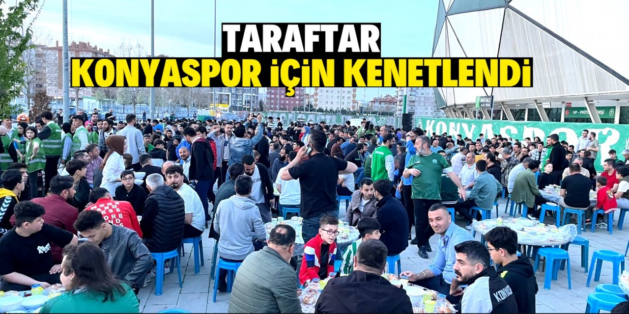 Taraftar Konyaspor için kenetlendi!