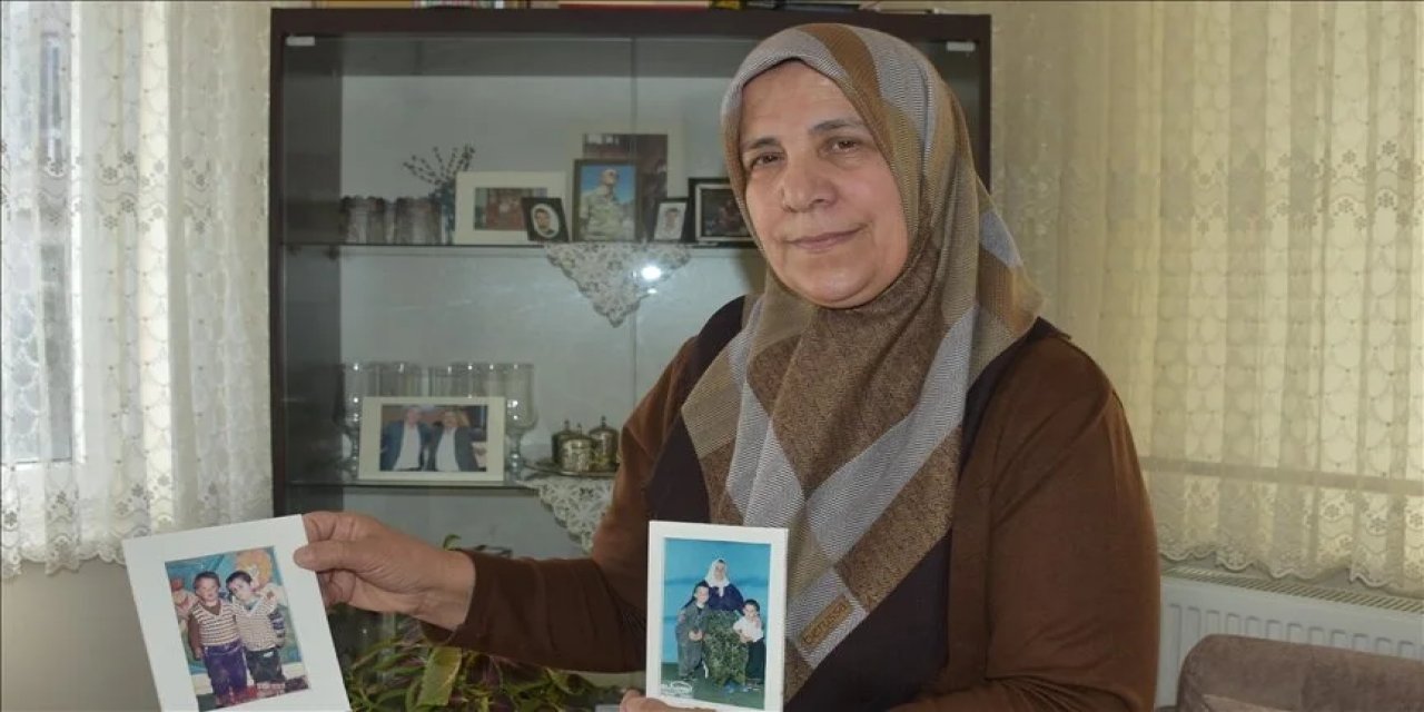 Şehit ailesi oğullarının hatırasını evlerinde yaşatıyor
