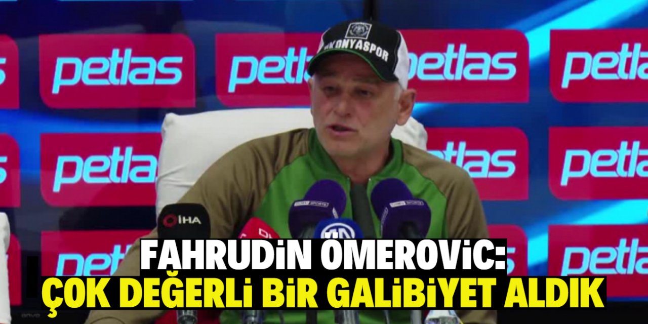 Fahrudin Ömerovic: Çok değerli bir galibiyet aldık