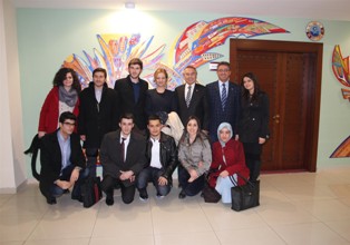Öğrencilerden Hançerli'ye ziyaret