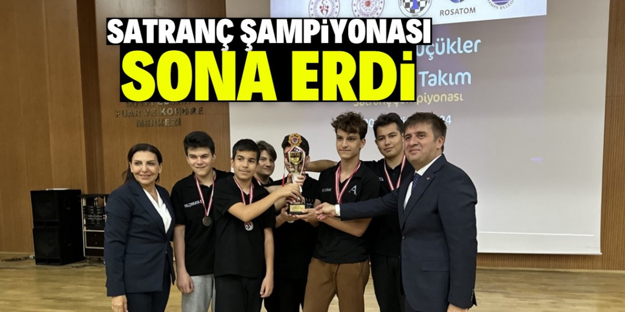 Türkiye Küçükler ve Yıldızlar Takım Satranç Şampiyonası sona erdi