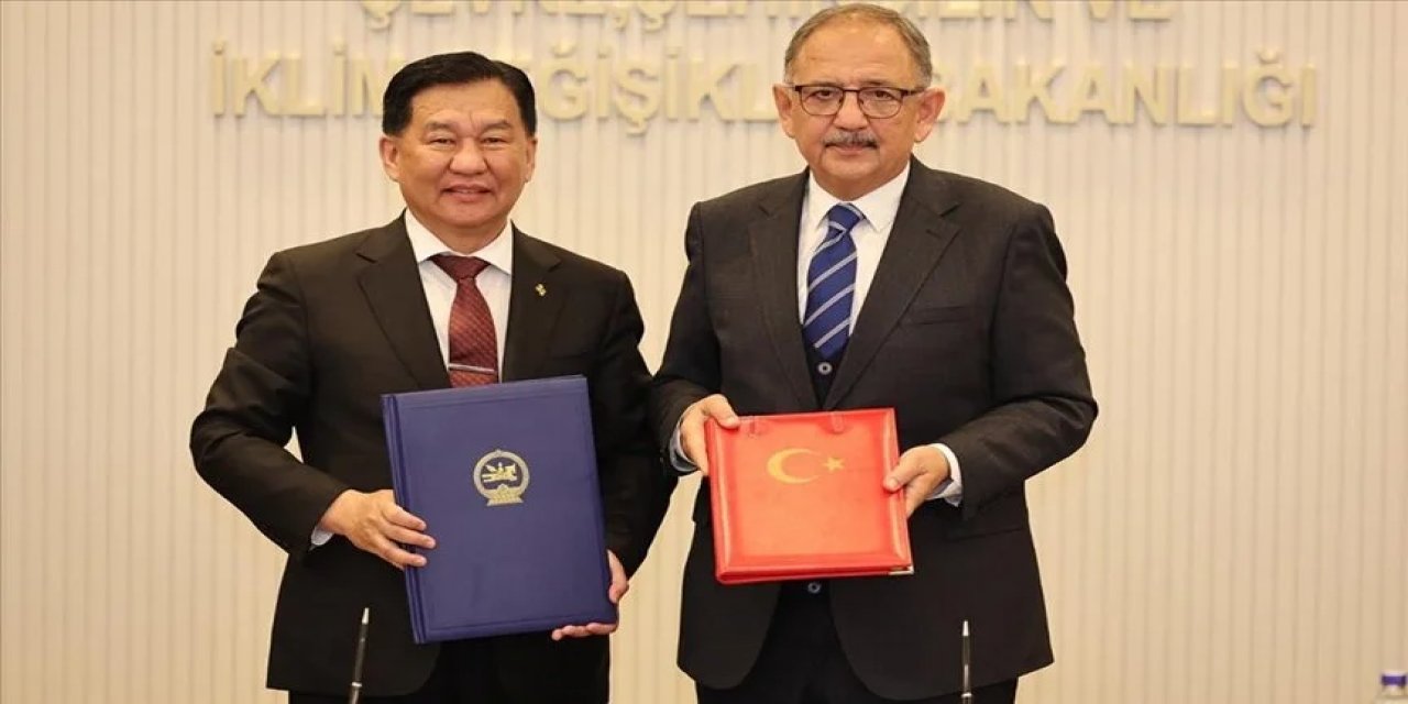 Moğolistan ile Türkiye arasında konut alanında işbirliği yapılmasına dair mutabakat zaptı imzalandı