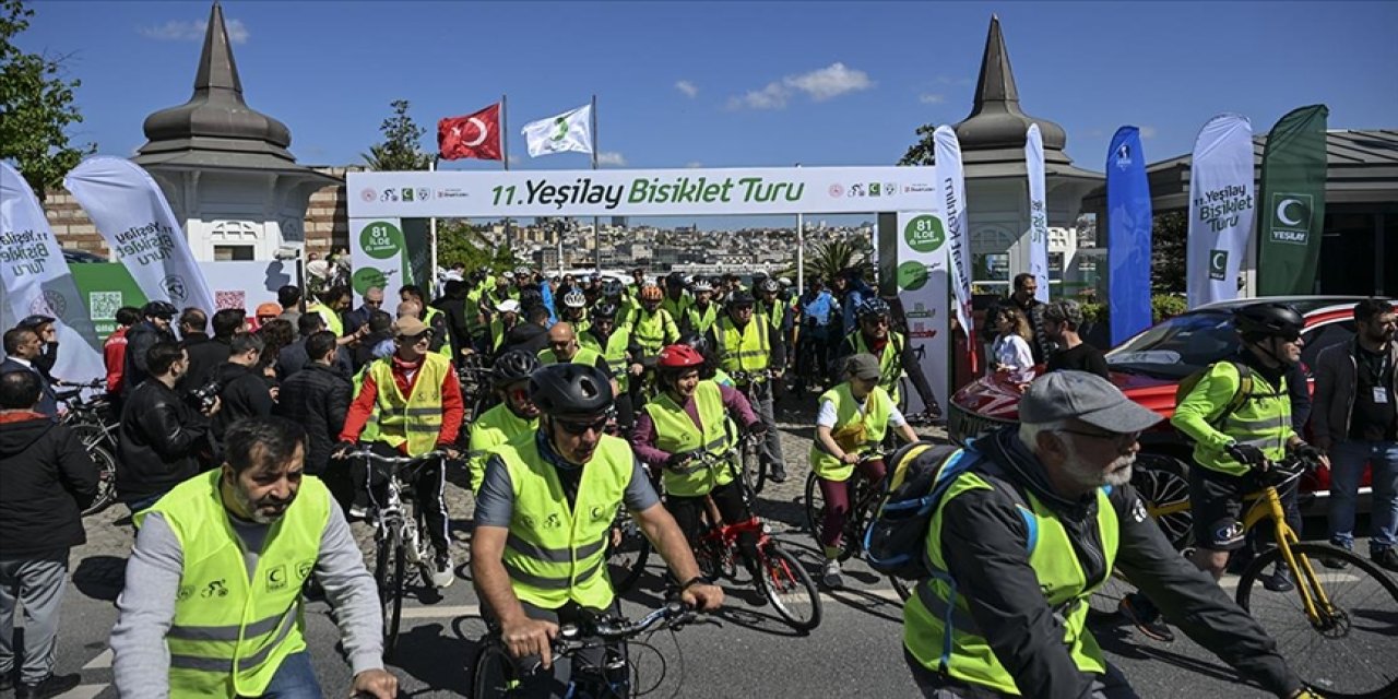 "11. Yeşilay Bisiklet Turu" düzenlendi