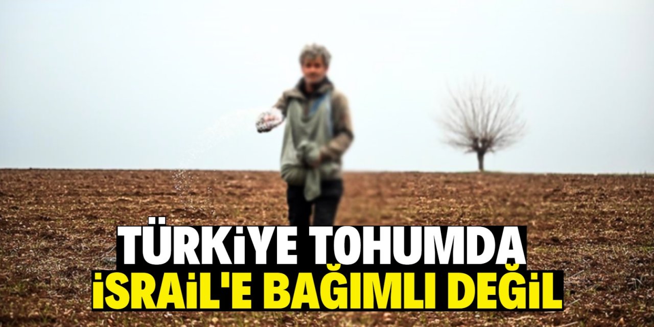 Türkiye tohumda İsrail'e bağımlı değil