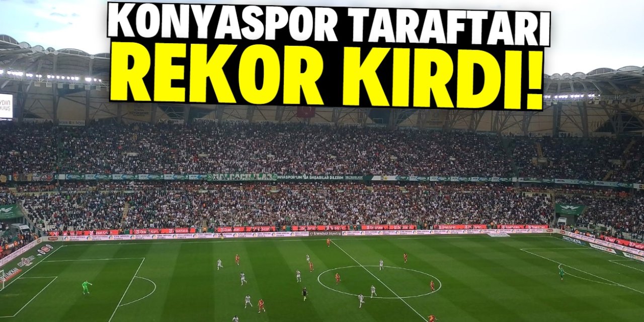 Konyaspor taraftarı rekor kırdı!