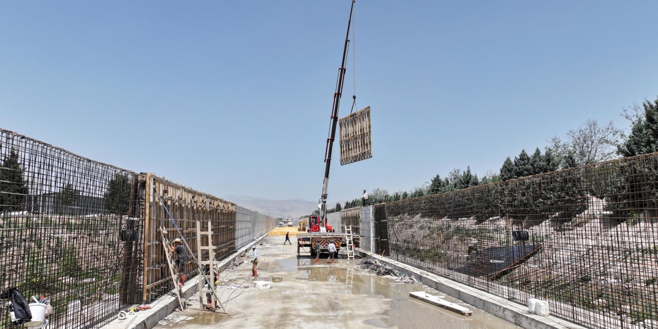 Keçili Kanalı Islah  Projesi devam ediyor