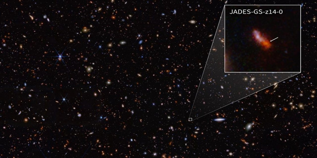 NASA'nın James Webb Uzay Teleskobu bilinen en uzak galaksiye ulaştı
