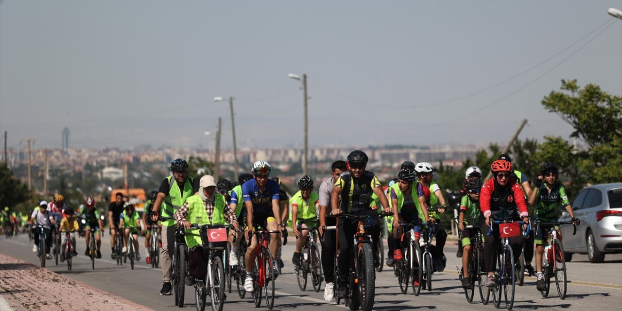 Konya'da Dünya Bisiklet Günü'nde etkinlik düzenlendi