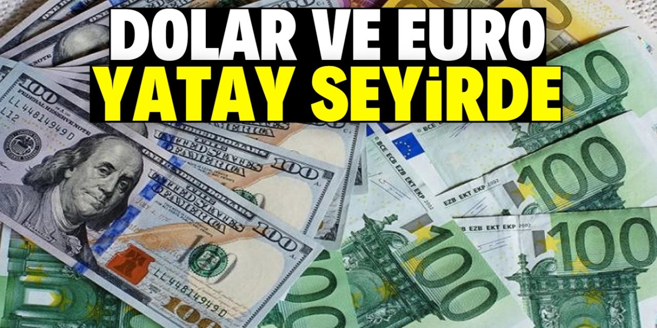 Dolar ve Euro güne yatay seyirde başladı