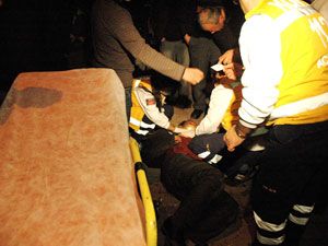 Zanlıyla birlikte hastanelik oldu