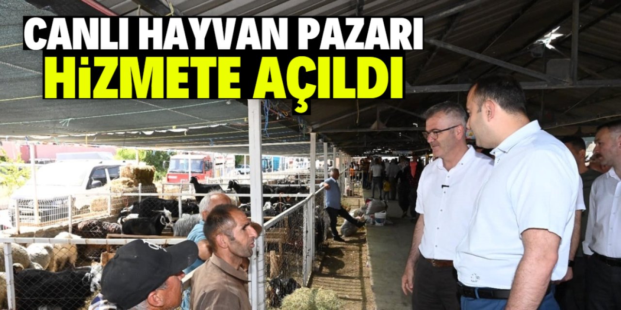 Seydişehir'de canlı hayvan pazarı açıldı