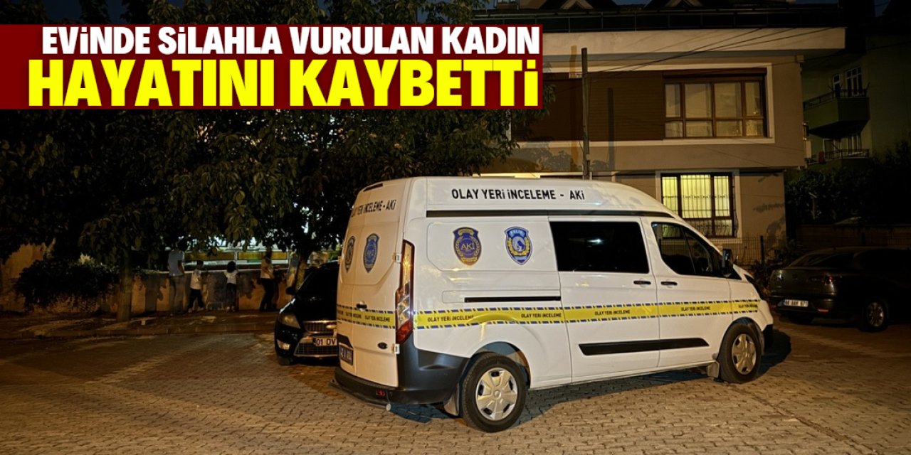 Konya'da evinde silahla vurulan kadın yaralandı