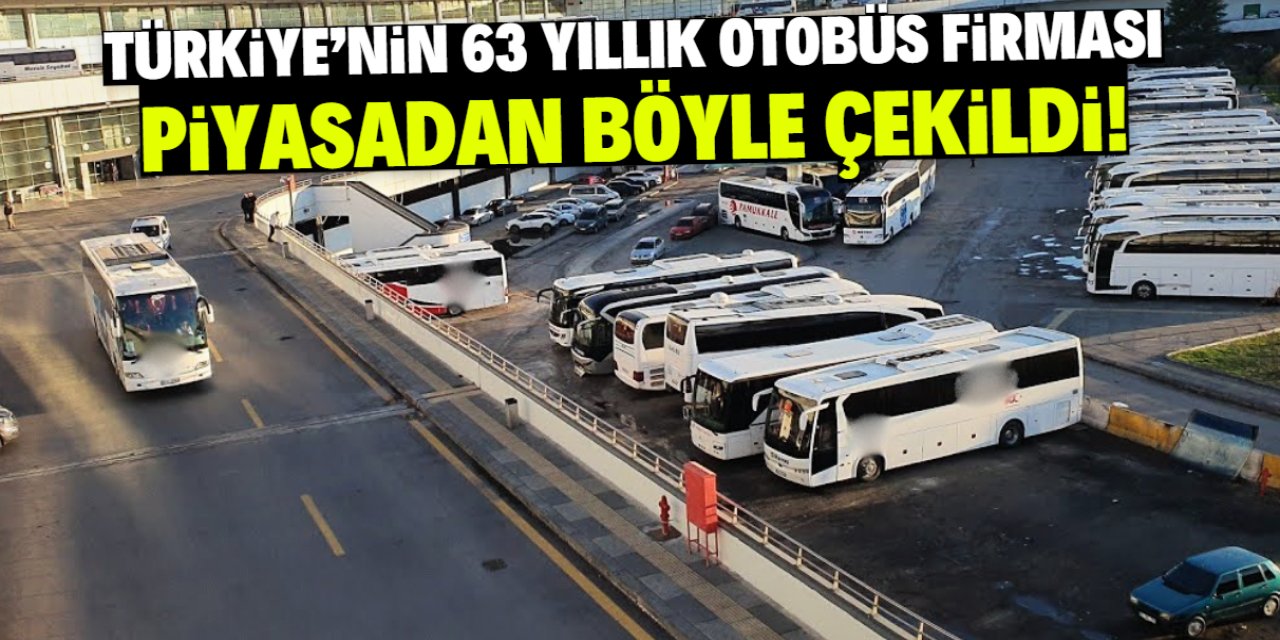 Türkiye'nin en büyük otobüs firması piyasadan böyle çekildi! Tüm otobüsleri sattı